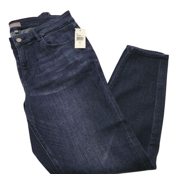 dl1961 Instasculpt jeans Size 16W Blue Ankle Mid-rise Skinny Refibra Lyocell - Picture 3 of 16